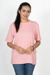 100% Cotton Round Neck T-Shirt – Short Sleeve - Pink