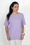 100% Cotton Round Neck T-Shirt – Short Sleeve - Lavender