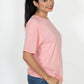 100% Cotton Round Neck T-Shirt – Short Sleeve - Pink