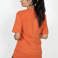 100% Cotton Round Neck T-Shirt – Short Sleeve - Orange