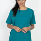 100% Cotton Round Neck T-Shirt – Short Sleeve - Teal