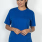 100% Cotton Round Neck T-Shirt – Short Sleeve - RoyalBlue