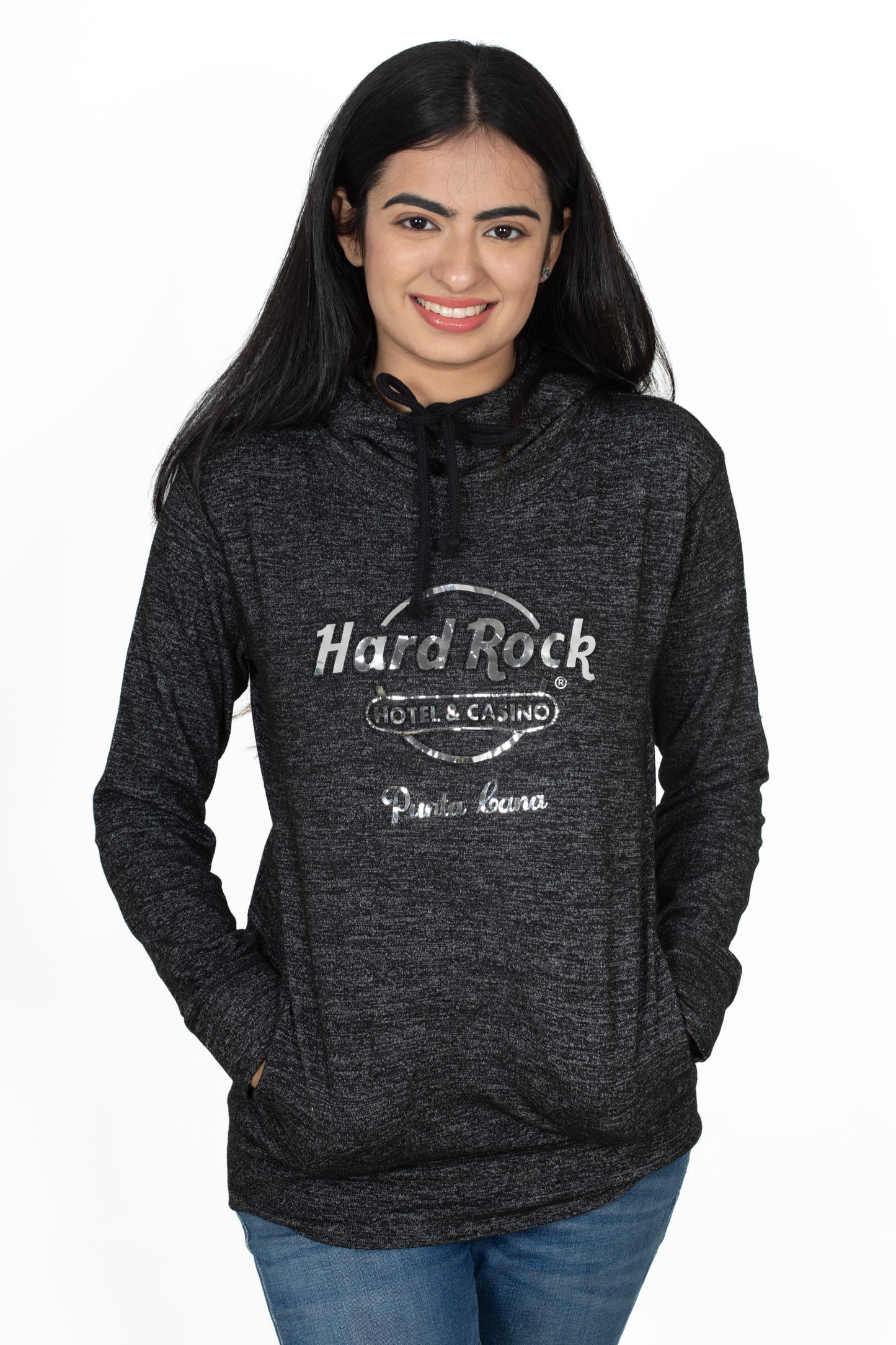 Printed Cotton Hoodie - Full Sleeve Regular Fit Tee - 100% Cotton Hooded Neck Top - Charcoal grey02